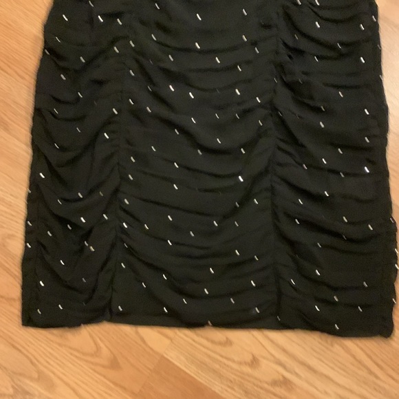 a loves a NWT Embellished Black Long Sleeve Mini Dress - Picture 6 of 16